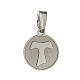 925 rhodium-plated Tau silver pendant s1