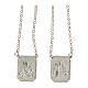 Scapular with Our Lady of Mount Carmel and Jesus, 925 silver s1