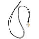 Rope necklace with puzzle-like cross, 925 silver s6