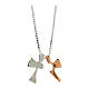 Necklace chain with puzzle-like cross, 925 silver s3