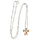 Collana argento 925 croce scomposta  s6