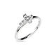 Amen silver ring with zircon cross ring s1