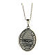 AMEN necklace of Our Lady of Guadalupe, burnished 925 silver s3