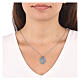 Our Lady of Guadalupe necklace AMEN burnished 925 silver s2