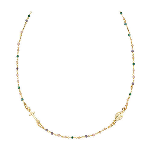 Collana Miracolosa AMEN argento 925 finitura dorata 1