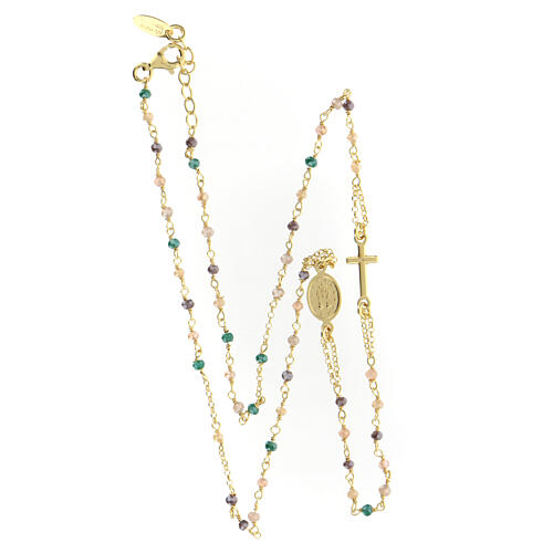 Collana Miracolosa AMEN argento 925 finitura dorata 4