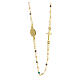 Collana Miracolosa AMEN argento 925 finitura dorata s3