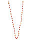 AMEN necklace Elegance with ruby crystals and symbols, rosé finish s3