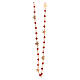 Collana Elegance cristalli rubino Rosé AMEN s1