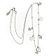 Collana Cuori AMEN argento 925 finitura rodio s4