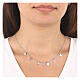 Hearts necklace AMEN 925 silver rhodium finish s2