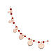 Rose Hearts Necklace AMEN 925 silver rose finish s3