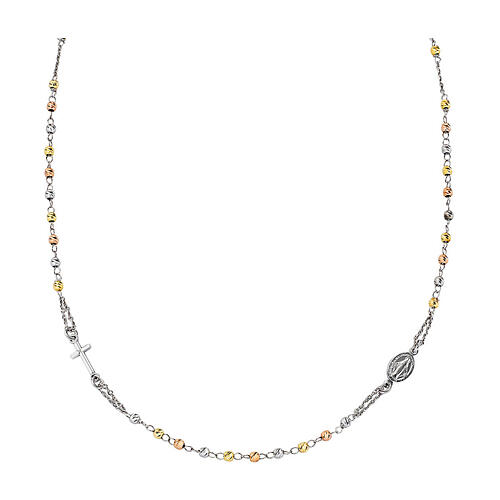 Collana Sfere stile moderno Miracolosa AMEN argento 925  1
