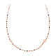 Collana Rosé argento 925 AMEN cristalli multicolore Miracolosa s1