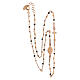 Collana Rosé argento 925 AMEN cristalli multicolore Miracolosa s5