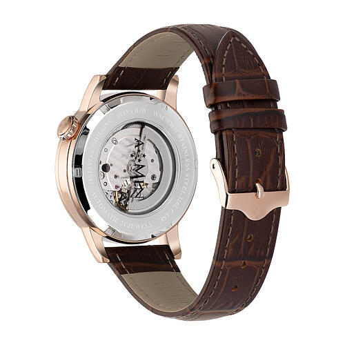Orologio Southern Cross Automatic AMEN marrone 41 mm 3