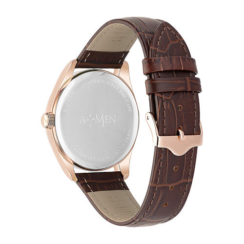 AMEN Anno Zero watch, brown, 39 mm 3