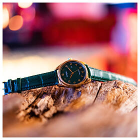 Zegarek Anno Zero, AMEN, zielony, 39 mm