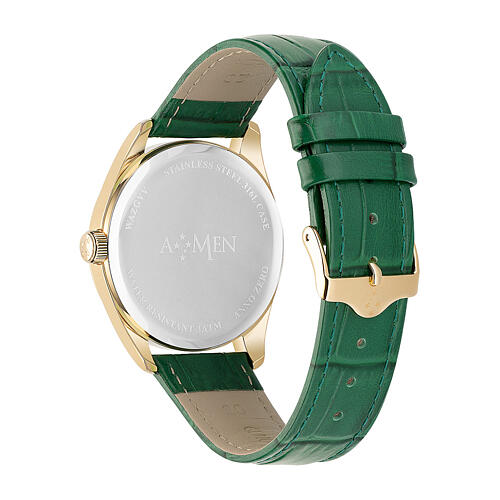 Zegarek Anno Zero, AMEN, zielony, 39 mm 4