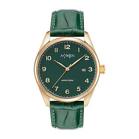 Relógio de pulso Anno Zero AMEN verde 39 mm