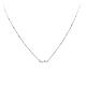Collana doppio Cuore AMEN argento 925 rodiato s1