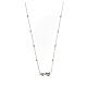 Double heart necklace AMEN rhodium plated 925 silver s3