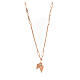 AMEN rosé necklace with elongated hearts s3