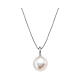 River pearl necklace AMEN 925 rhodium silver s1