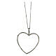 AMEN necklace of 925 silver with big zircon heart s3