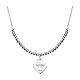 Collana Cuore Sfere AMEN argento 925 argentato s1