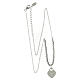 Collana Cuore Sfere AMEN argento 925 argentato s4