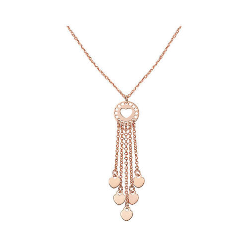 COLLAR AMEN CON CRUCES DE PLATA Y CRISTALES NEGROS - CLMICRBN