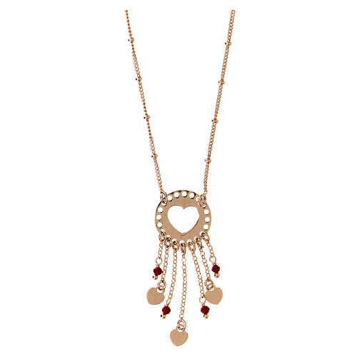 Love catcher necklace AMEN beads 925 rose silver 3