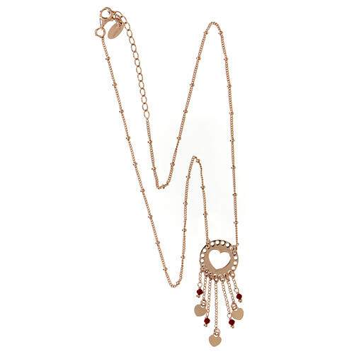 Love catcher necklace AMEN beads 925 rose silver 4