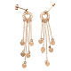 AMEN chandelier earrings Lovecatcher, rosé 925 silver s3
