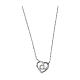 Silver-plated heart necklace Amen 925 silver s1