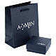Collana cuore intreccio AMEN argento 925 s4