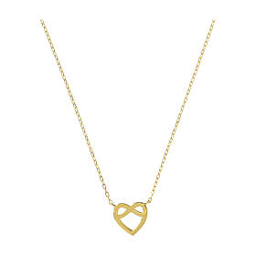 AMEN intertwining heart necklace silver 925