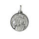 Saint Joan of Arc medal 925 silver 2 cm s1