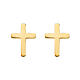 AMEN 9 kt gold cross earrings s1