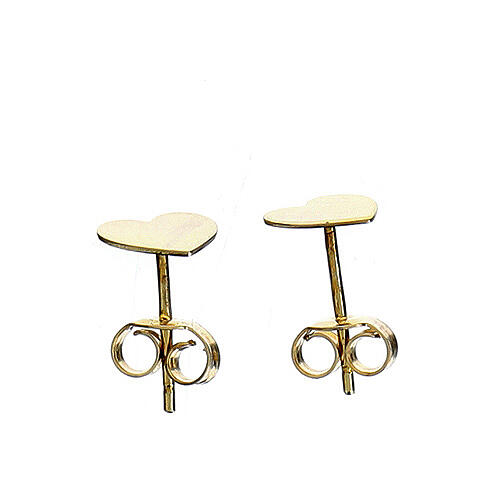 Orecchini cuore AMEN oro giallo 9 kt 2