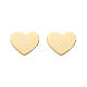 Orecchini cuore AMEN oro giallo 9 kt s1