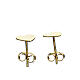 Orecchini cuore AMEN oro giallo 9 kt s2