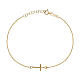 Bracciale croce AMEN oro 9 Kt s1