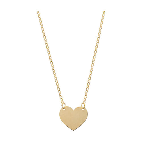 Collanina AMEN cuore oro 9 Kt 1
