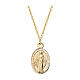 AMEN necklace of 9K gold, Miraculous Medal s1