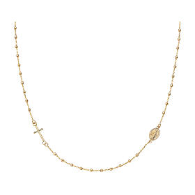 AMEN 9Kt golden choker rosary necklace
