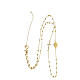 AMEN 9Kt golden choker rosary necklace s2