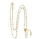 Collana rosario oro giallo 9 Kt AMEN Miracolosa s2