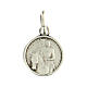 Medaglia argento 925 Santa Giovanna d'Arco 10 mm s1